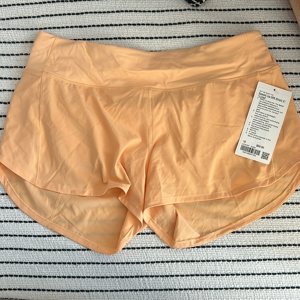 Orange Speed Up MR Short 4” Lined